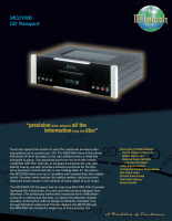 McIntosh MCD-1000 - Brochure 